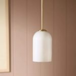 HOLT GLASS PENDANT TAUPE | LAMPS FOR BEDROOM SET OF 2