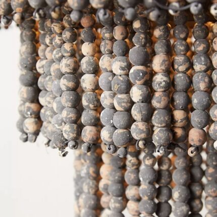DECORATIVE BEADED CHANDELIER LIGHT