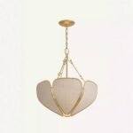 HUDSON VALLEY LIGHTING GOLD LEAF WOVEN SAGURAN PENDANT