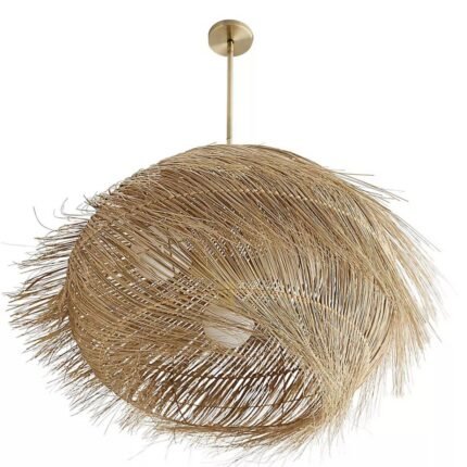 ASHBURN NATURAL MIDRIB WOVEN PENDANT