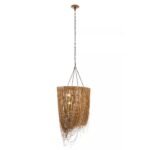 LAYLA LINEAR CASCADED CHAIN CHANDELIER