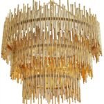 PRESCOTT IRON ROD CHANDELIER
