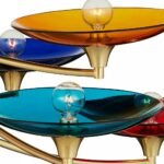 VENETO LAYERED GLASS DISC CHANDELIER