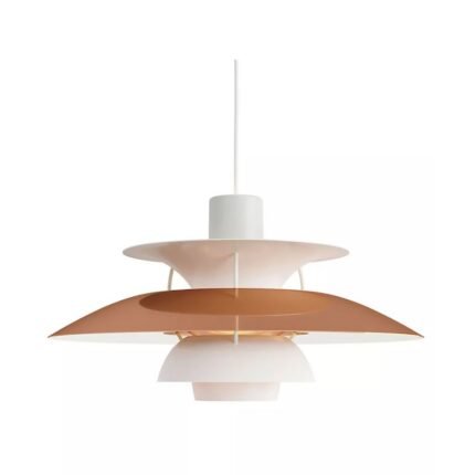 PH5 SPUN TIERED THREE SHADE METAL PENDANT LIGHT COPPER
