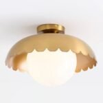 SIMONE SCALLOPED GLOBE FLUSH