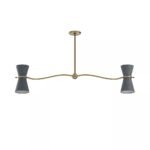 GABLE LINEAR CEILING CHANDELIER