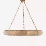 MELROSE WOODEN BEADED CEILING CHANDELIER