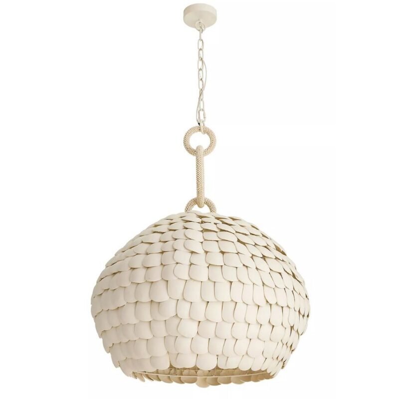 RAMYA COCONUT SHELL DOME PENDANT LIGHT