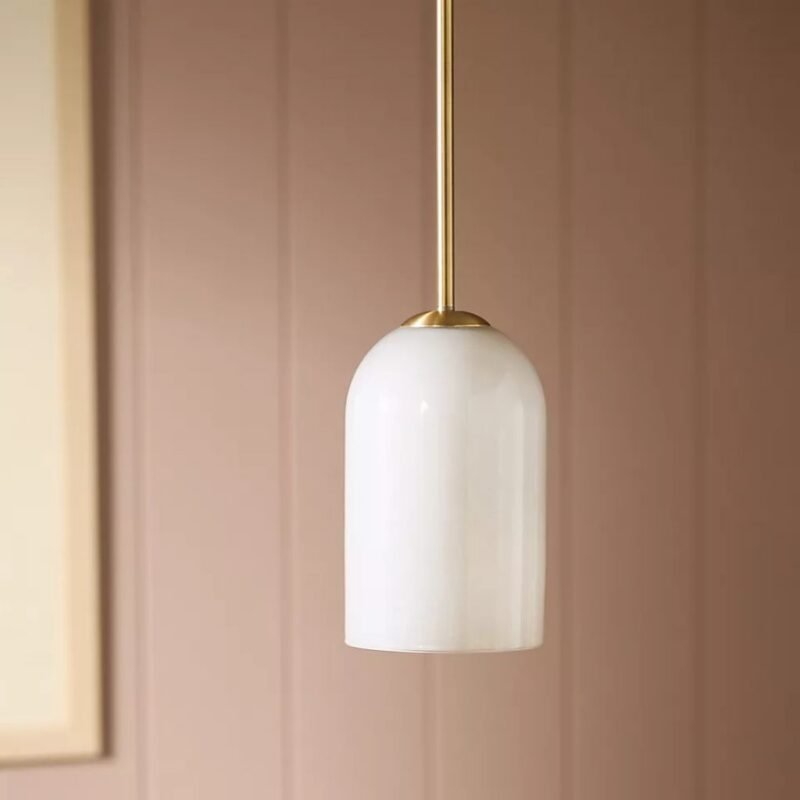 TAUPE HOLT GLASS PENDANT LIGHT