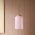 PINK HOLT GLASS PENDANT LIGHT