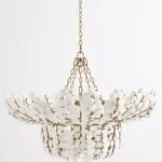 CREAM BILAL LARGE COCONUT CHANDELIER