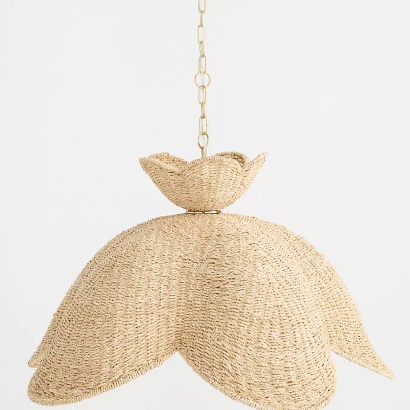 WOVEN WICKER SOLIE PENDANT LIGHT