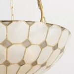 LILA CAPIZ UPLIT PENDANT