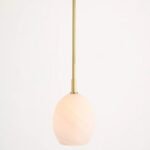 ARTEMIS ALABASTER SINGLE PENDANT LIGHT BY REGINA ANDREW