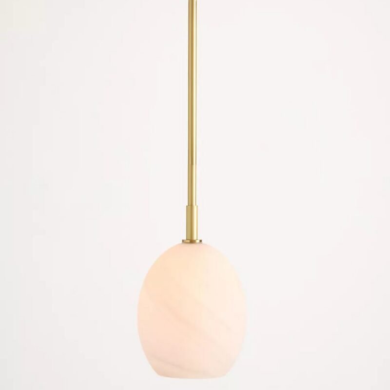 ARTEMIS ALABASTER SINGLE PENDANT LIGHT BY REGINA ANDREW