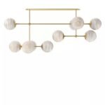 ARMSTRONG BRONZE LINEAR CHANDELIER LIGHT