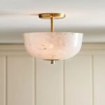 MARGUERITE DOTTED GLASS CEILING FLUSH MOUNT