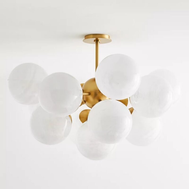 REGINA ANDREW SHINE GLASS CEILING FLUSH MOUNT