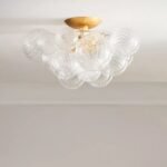 TALIA LARGE GLASS CEILING FLUSH MOUNT