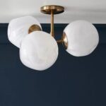 CLOUD ORGANIC GLASS CEILING FLUSH MOUNT