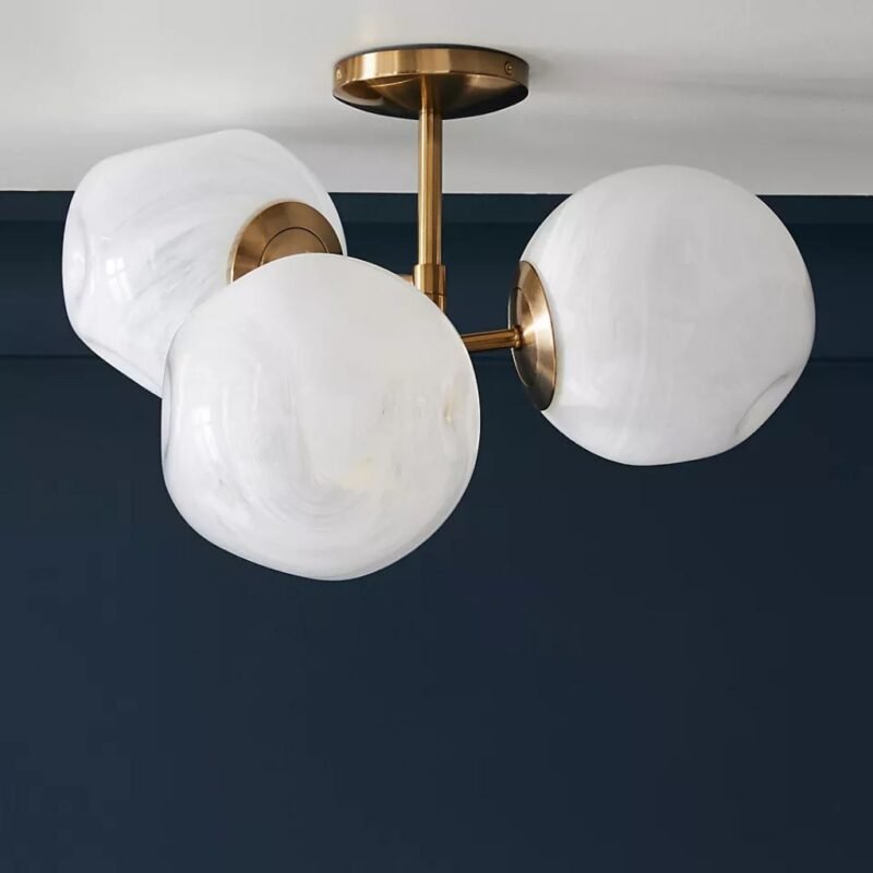 CLOUD ORGANIC GLASS CEILING FLUSH MOUNT