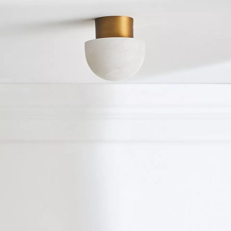 REGINA ANDREW PARKER ALABASTER CEILING FLUSH MOUNT