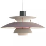 PH5 GREY THREE SHADE TIERED METAL PENDANT LIGHT