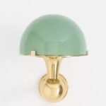 GREEN MERVE KAHRAMAN CABINET OF CURIOSITIES MUSHROOM GLASS WALL SCONCE