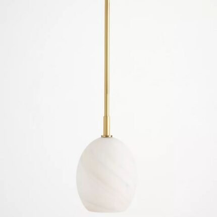REGINA ANDREW ARTEMIS ALABASTER SINGLE PENDANT | LAMPS WITH GOLD