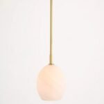 REGINA ANDREW ARTEMIS ALABASTER SINGLE PENDANT | LAMPS WITH GOLD