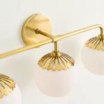 PAIGE BRASS TRIPLE BATHROOM VANITY SCONCE WALL LIGHT