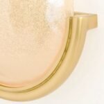 ALICIA GLASS WALL LIGHT WITH SCONCE DESIGN