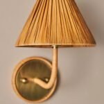 DELPHINE RATTAN SCONCE WALL LIGHT
