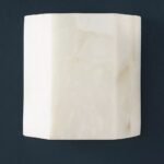 BOREALIS ALABASTER HEXAGON WALL SCONCE LIGHT
