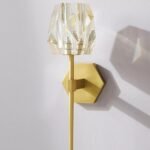 GEMMA WALL SCONCE WITH CRYSTAL AND METAL DETAILS