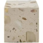 CAVIYA MULTI MARBLE CORDLESS TABLE LAMP WITH RECHARGEABLE DESIGN