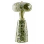MARZELA RECHARGEABLE TABLE LAMP WITH SCULPTURAL MARBLE DESIGN