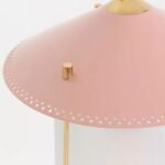 STEFAN RECHARGEABLE CORDLESS LANTERN IN BLUSH