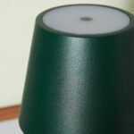 POLDINA PRO RECHARGEABLE CORDLESS LED TABLE LAMP IN GREEN
