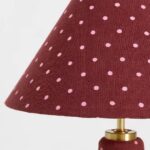PINK LULU PRINTED FABRIC EMPIRE TABLE LAMP