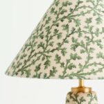 LULU EMPIRE TABLE LAMP WITH IRENA PRINTED FABRIC UPHOLSTERY