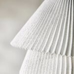 TEMPO VIVACE METAL PENDANT WITH PLEATED DESIGN