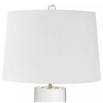 JOAN HOURGLASS-STYLE CRYSTAL TABLE LAMP