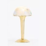 MERVE KAHRAMAN CABINET OF CURIOSITIES GLASS MUSHROOM TABLE LAMP