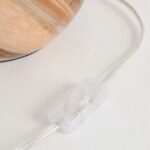 LEFKADA SWIRLED GLASS DECORATIVE TABLE LAMP