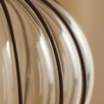 STRIPED IRON DECORATIVE TABLE LAMP