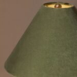 LULU TABLE LAMP WITH SAGE VELVET SHADE