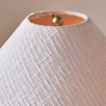 LULU EMPIRE BUFFET TABLE LAMP WITH LINEN SHADE
