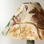 LULU JUDARN FLOOR LAMP WITH PRINTED FABRIC EMPIRE SHADE