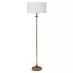 REGINA ANDREW CLOVE STEM DECORATIVE METAL FLOOR LAMP